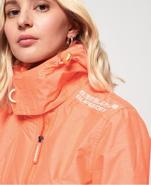 Superdry Prism Technical Pop Cipzár SD-Windcheater Női Kabát Korall | KJFML8326